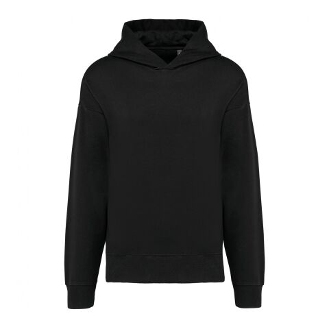 Vegan Unisex Oversized Hoodie schwarz | 2XL | ohne Werbeanbringung