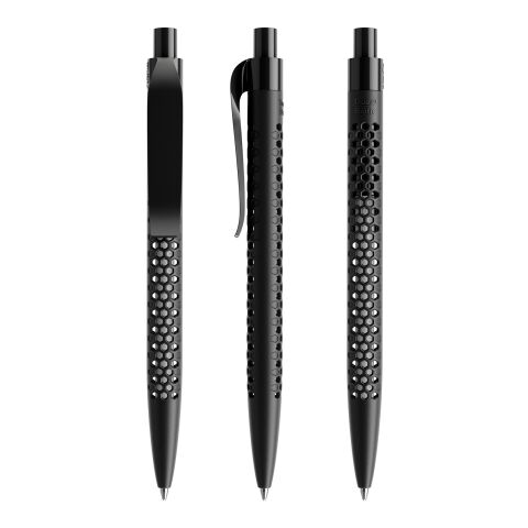 Nachhaltiger Werbeartikel Prodir QS40 Druckkugelschreiber True Biotic – schwarz – mit Logo bedruckt