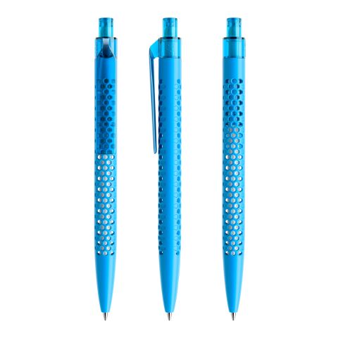 Werbeartikel Prodir QS40 Druckkugelschreiber matt – hellblau – mit Logo bedruckt