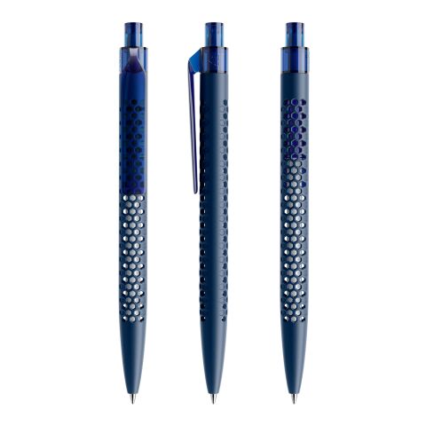 Werbeartikel Prodir QS40 Druckkugelschreiber matt – marineblau – mit Logo bedruckt