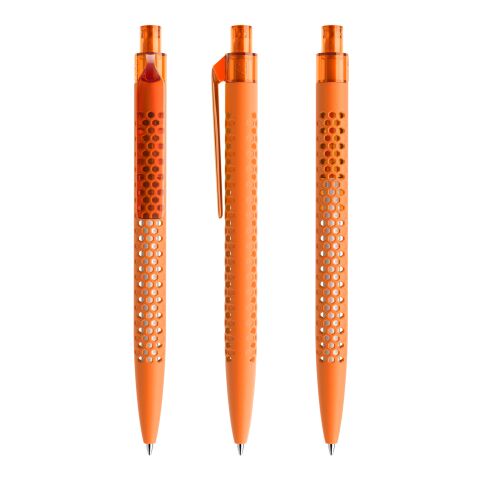 Werbeartikel Prodir QS40 Druckkugelschreiber Soft Touch – orange – mit Logo bedruckt
