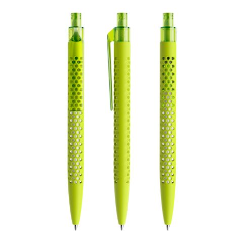 Werbeartikel Prodir QS40 Druckkugelschreiber Soft Touch – hellgrün – mit Logo bedruckt