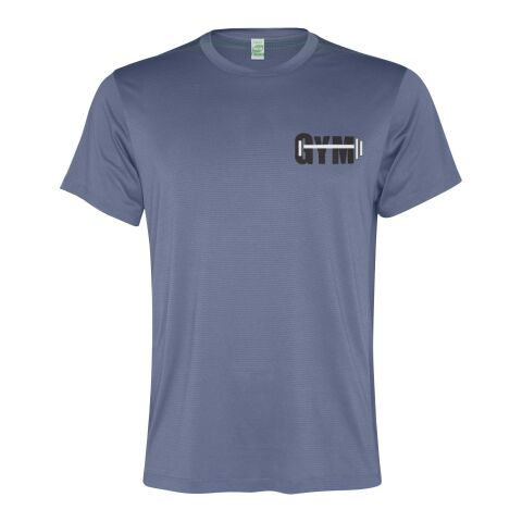 Werbeartikel Slam Sport T-Shirt für Herren – zen blue – XL – mit Logo bedruckt