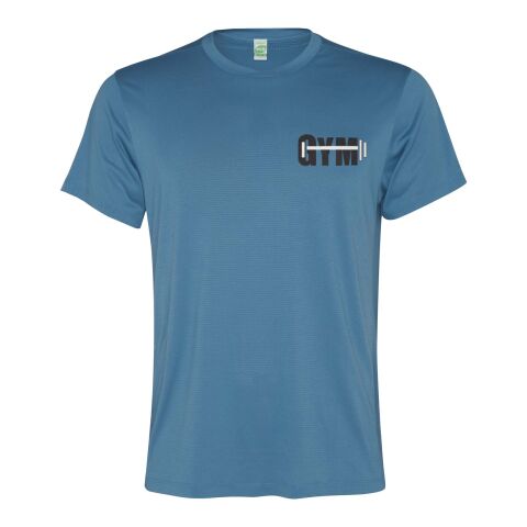Werbeartikel Slam Sport T-Shirt für Herren – storm blue – M – mit Logo bedruckt