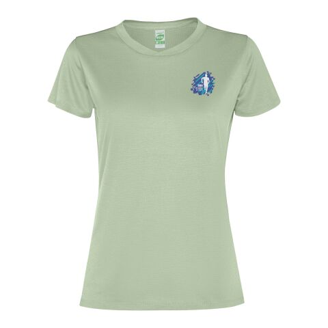 Werbeartikel Slam 100 g/m² Sport T-Shirt für Damen – Mist Green – S – mit Logo bedruckt