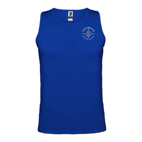 Werbeartikel Andre Sport Top für Herren – royalblau – XL – mit Logo bedruckt