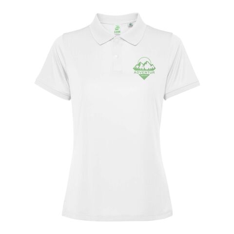 Werbeartikel Tormo Poloshirt für Damen – absolutes weiß – XL – mit Logo bedruckt