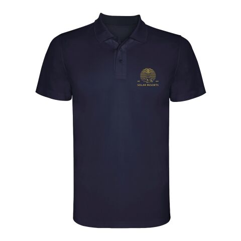 Werbeartikel Monzha Sport Poloshirt für Herren – navy blue – S – mit Logo bedruckt