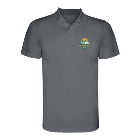 Werbeartikel Monzha Sport Poloshirt für Herren – lead – 2XL – mit Logo bedruckt