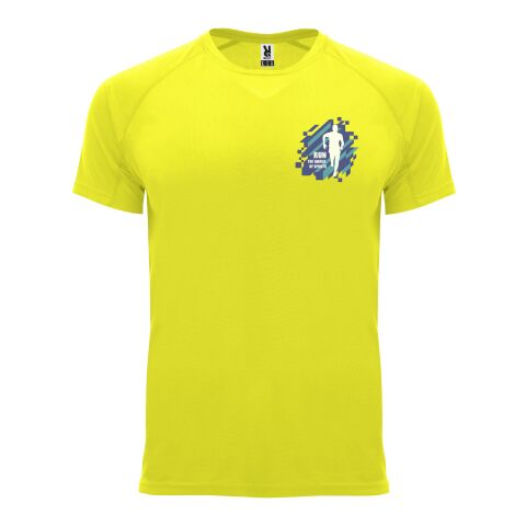 Werbeartikel Bahrain Sport T-Shirt für Herren – fluor yellow – S – mit Logo bedruckt