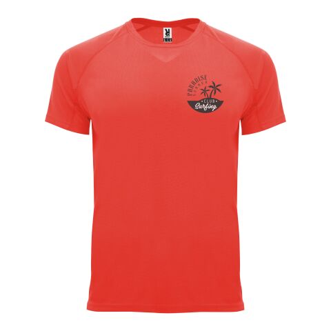 48h Express-Druck Werbeartikel Bahrain Sport T-Shirt für Herren – fluor coral – 2XL – mit Logo bedruckt