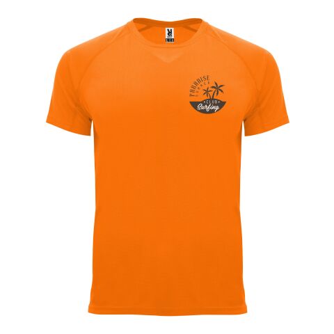 Werbeartikel Bahrain Sport T-Shirt für Herren – fluor orange – S – mit Logo bedruckt
