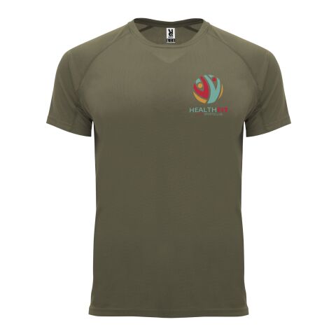 Werbeartikel Bahrain Sport T-Shirt für Herren – militar green – 3XL – mit Logo bedruckt