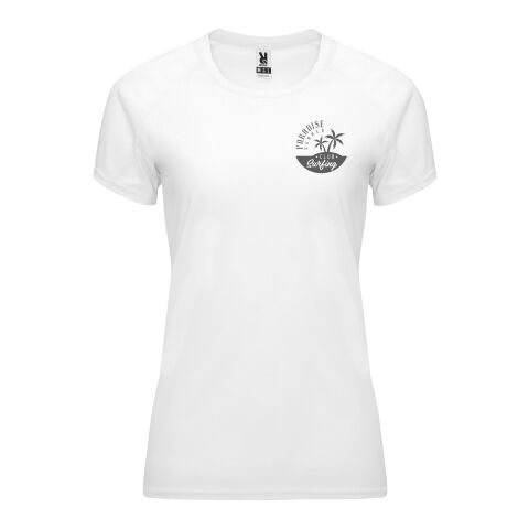 Werbeartikel Bahrain Sport T-Shirt für Damen | transparent weiß | mit Logo bedrucken