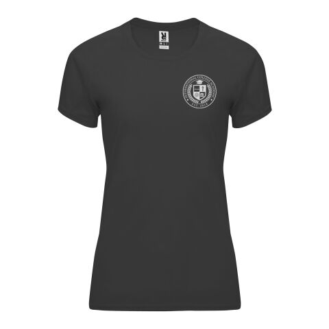 Werbeartikel Bahrain Sport T-Shirt für Damen – Dark Lead – M – mit Logo bedruckt