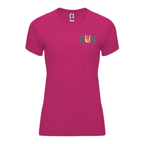 Werbeartikel Bahrain Sport T-Shirt für Damen – rossette – 2XL – mit Logo bedruckt