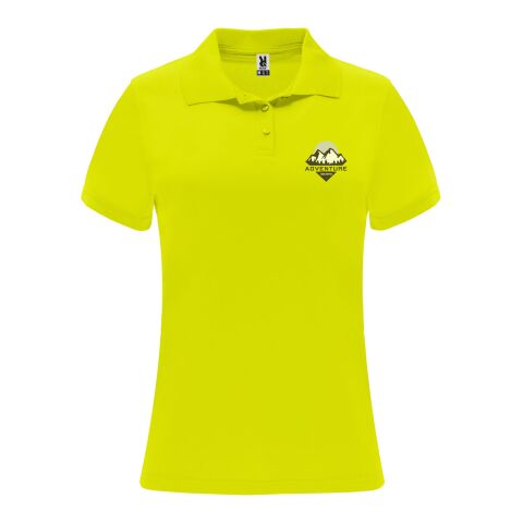 Monzha Sport Poloshirt für Damen Standard | Fluor Yellow | XL | ohne Werbeanbringung | Nicht verfügbar | Nicht verfügbar | Nicht verfügbar
