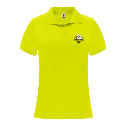 Monzha Sport Poloshirt für Damen Standard | Fluor Yellow | XL | ohne Werbeanbringung | Nicht verfügbar | Nicht verfügbar | Nicht verfügbar