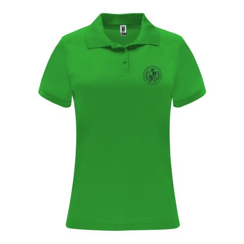 Werbeartikel Monzha Sport Poloshirt für Damen – farngrün – L – mit Logo bedruckt