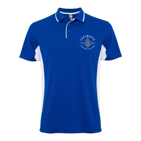Montmelo Sport Poloshirt Unisex Standard | royalblau-weiss | S | ohne Werbeanbringung | Nicht verfügbar | Nicht verfügbar | Nicht verfügbar