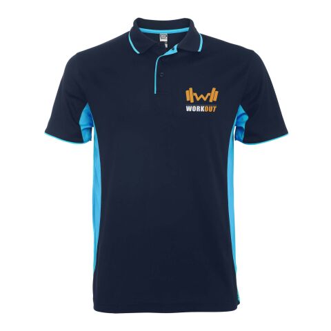 Montmelo Sport Poloshirt Unisex Standard | Navy Blue-himmelblau | 3XL | ohne Werbeanbringung | Nicht verfügbar | Nicht verfügbar | Nicht verfügbar