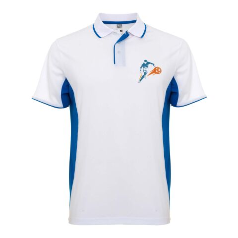 Montmelo Sport Poloshirt Unisex Standard | weiss-royalblau | XL | ohne Werbeanbringung | Nicht verfügbar | Nicht verfügbar | Nicht verfügbar