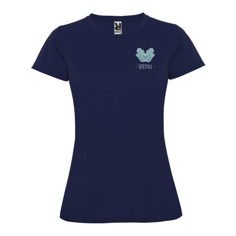 Werbeartikel Montecarlo Sport T-Shirt für Damen – navy blue – 2XL – mit Logo bedruckt