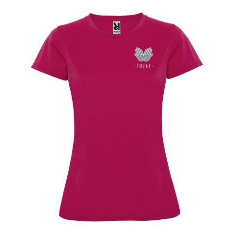 Werbeartikel Montecarlo Sport T-Shirt für Damen – rossette – M – mit Logo bedruckt