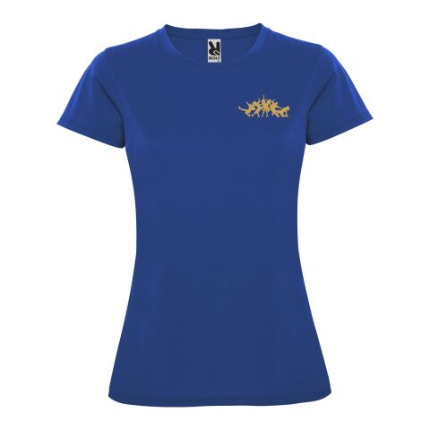 48h Express-Druck Werbeartikel Montecarlo Sport T-Shirt für Damen – royalblau – XL – mit Logo bedruckt