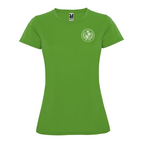 Werbeartikel Montecarlo Sport T-Shirt für Damen – farngrün – M – mit Logo bedruckt