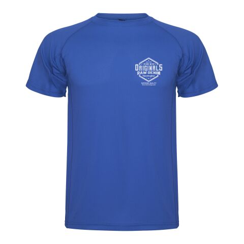 Werbeartikel Montecarlo Sport T-Shirt für Herren – royalblau – S – mit Logo bedruckt