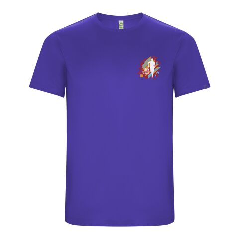 48h Express-Druck Werbeartikel Imola Sport T-Shirt für Herren – mauve – L – mit Logo bedruckt