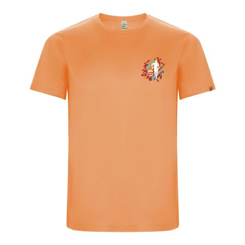 Werbeartikel Imola Sport T-Shirt für Herren – fluor orange – S – mit Logo bedruckt