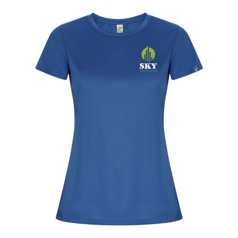 Werbeartikel Imola Sport T-Shirt für Damen – royalblau – S – mit Logo bedruckt