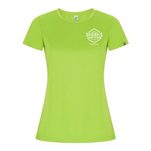 Werbeartikel Imola Sport T-Shirt für Damen | Fluor Green | mit Logo bedrucken