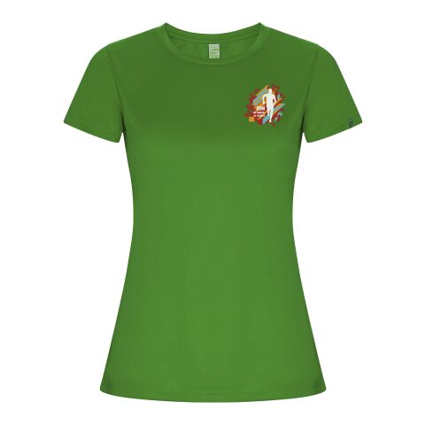 Werbeartikel Imola Sport T-Shirt für Damen – farngrün – XL – mit Logo bedruckt