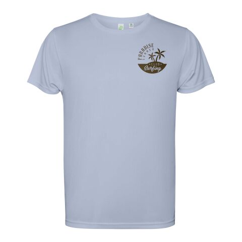 Werbeartikel Estoril T-Shirt für Herren – zen blue – L – mit Logo bedruckt