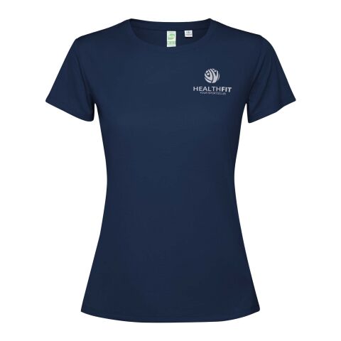 Werbeartikel Estoril T-Shirt für Damen – Navy Blue – 2XL – mit Logo bedruckt