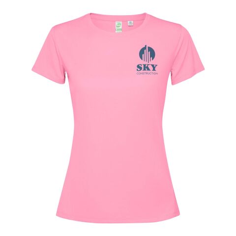 Werbeartikel Estoril T-Shirt für Damen – silk pink – 2XL – mit Logo bedruckt
