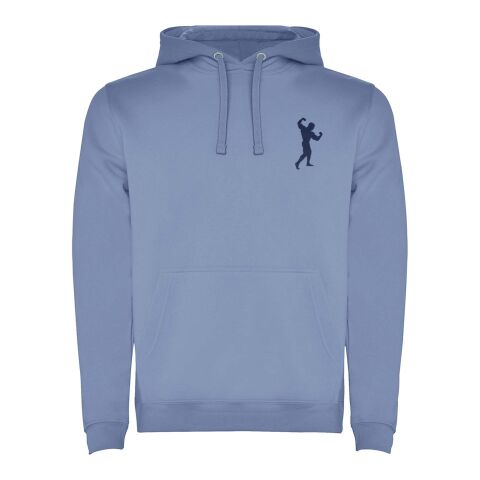 Werbeartikel Urban Kapuzenpullover für Herren – zen blue – XL – mit Logo bedruckt