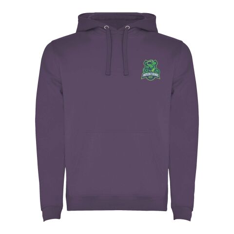 Werbeartikel Urban Kapuzenpullover für Herren – fliederfarben – M – mit Logo bedruckt