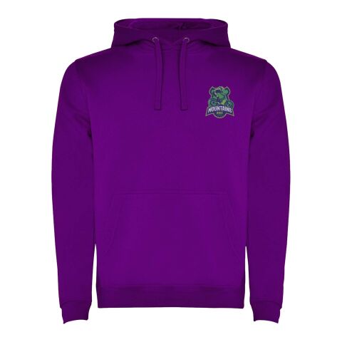 Werbeartikel Urban Kapuzenpullover für Herren – lila – XL – mit Logo bedruckt