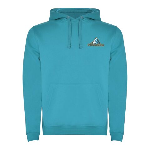 Werbeartikel Urban Kapuzenpullover für Herren – türkis – 3XL – mit Logo bedruckt