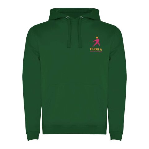 Werbeartikel Urban Kapuzenpullover für Herren – dunkelgrün – 2XL – mit Logo bedruckt