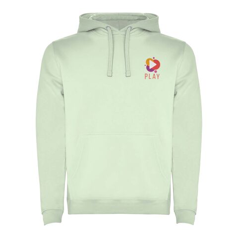 Werbeartikel Urban Kapuzenpullover für Herren – mist green – XL – mit Logo bedruckt