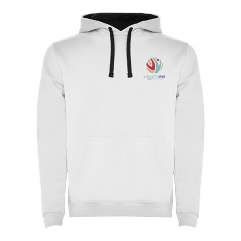 Urban Kapuzenpullover für Herren Standard | weiss-Navy Blue | L | ohne Werbeanbringung | Nicht verfügbar | Nicht verfügbar | Nicht verfügbar