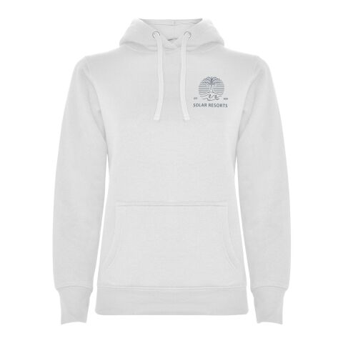 Corporate Fashion Urban Hoodie – weiss – mit hochwertigem Stick 48h Express-Druck Gr. L