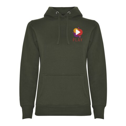 48h Express-Druck Werbeartikel Urban Kapuzenpullover für Damen – venture green – 2XL – mit Logo bedruckt