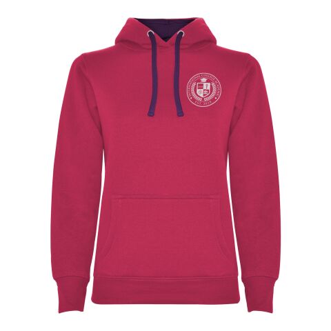 Werbeartikel Urban Kapuzenpullover für Damen | Rossette-lila | mit Logo bedrucken