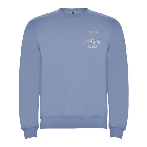 Clasica Sweatshirt mit Rundhalsausschnitt Unisex Standard | Zen Blue | L | ohne Werbeanbringung | Nicht verfügbar | Nicht verfügbar | Nicht verfügbar